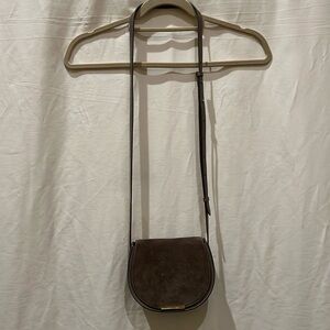 Women’s Cuyana Authentic Gray Suede & Leather bag